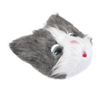 POPETPOP Máscara de Gato para Carnaval y Cosplay Diseño Realista y Material Plástico Suave, Accesorio Adecuado para Fiestas de Halloween y Disfraces Divertidos