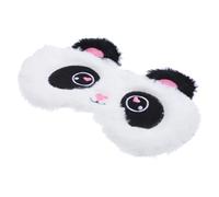 POPETPOP Máscara para Dormir de Peluche con Diseño de Oso Panda para Niños, Banda Elástica Flexible, Color Claro, Antifaz Suave y Lavable, Adecuado para Siesta, Viaje y Mejorar el Sueño