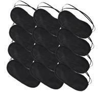 POPETPOP Máscaras Para Dormir 24 Piezas Banda Elástica, Antifaces Nocturnos Transpirable, Cobertura Total Para Ojos, Para Viajes, Descanso Profundo y Alivio De Fatiga, Unisex