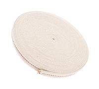 POPETPOP Mecha de Algodón Plana para Lámpara de Aceite 12 CM Ancho 10 M Rollo Reemplazo Mecha de Queroseno para Lámparas de Camping y Linternas Vintage