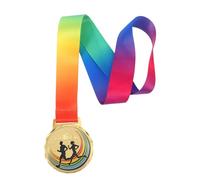 POPETPOP Medalla de para Atletas al Aire de Aleación de Ligera con para Cuello Premio de Competición y Logro Eventos Deportivos de Pista
