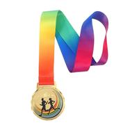 POPETPOP Medalla Deportiva de Competición en Pista de Aleación Acabado Anticorrosión para Premiar Logros en Carreras y Maratones al Aire Libre