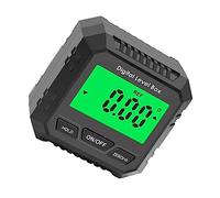 POPETPOP Medidor de Ángulos Digital Pantalla Lcd Retroiluminada y Imán Incorporado, Nivel Digital de Plástico para Medición Precisa de Ángulos en Construcción y Carpintería
