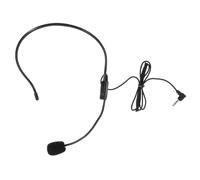POPETPOP Micrófono Auricular de Diadema Condensador con Cable para Profesores y Guías Sonido Claro y Alta Fidelidad Diseño Duradero Negro Compatible para Hablar y Presentaciones