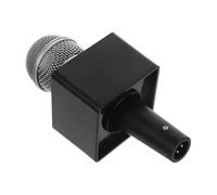 POPETPOP Microfono de Juguete para Prop de Microfono de Simulado con Bandera Cuadrada Accesorio para Roles Karaoke y Fiestas Infantiles