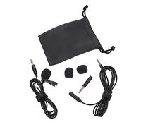 POPETPOP Micrófono De Solapa Inalámbrico Profesional para Grabaciones De Entrevistas y Presentaciones Micrófono De Clip Portátil Cable y Práctico