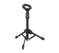 POPETPOP Micrófono Diseño Altura Ángulo en Resistente y Metálico Ajustables Soporte de Trípode Plegable Clip de Escritorio para Uso Casa
