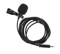 POPETPOP Micrófono Lavalier USB-C para Grabación de Video, Micrófono de Solapa Diseño de Clip, Resistente al Viento y Sonido Claro, Adecuado para Entrevistas, Creadores de Contenido y Vlogs