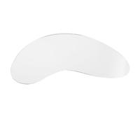 POPETPOP Micropaisaje Decorativo Lago del Pueblo Navideño Espejo Acrílico Curvo en Forma de Luna Creciente, Accesorio Paisajístico Compacto para Decoración Interior, Estanque del Pueblo