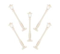 POPETPOP Mini Farolas de Casa de Muñecas, 5 Piezas de Mini Luces de Señalización para Modelos de Carretera, Juguetes Educativos para Conciencia Vial y Juegos Infantiles