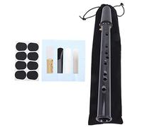 POPETPOP Mini Saxofón de Bolsillo Portátil C Resistente y Ligero con Boquilla de Resina Tricolor y Accesorios para Entrenamiento y Regalo Musical