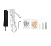 POPETPOP Mini Taladro Eléctrico Diseño Compacto USB Portátil y Material de Plástico y Acero Fácil de Llevar para Manualidades y Joyería