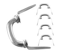 POPETPOP Mini Tirador de Cajón en Miniatura de Aleación de Aluminio, 5 Piezas para Casas de Muñecas, Accesorios Decorativos Realistas para Muebles y Miniaturas Infantiles