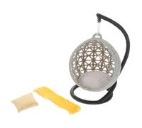 POPETPOP Miniatura Columpio Colgante Modelo con Movimiento para Muebles Casa Muñecas Decoración Detallada y Montaje DIY Accesorio Jardín y Miniatura Realista para Maquetas