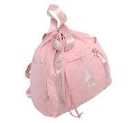 POPETPOP Mochila de Baile para Niñas Pequeña Rosa Mochila Escolar de Ballet Ajustable con Cordones Bolsa de Gimnasia para Bailarinas con Compartimentos para Zapatos y Disfraces Ligera y