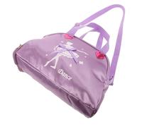 POPETPOP Mochila de Ballet para Niñas Estampado de Bailarina Morada, Material Resistente y Fácil Limpieza, Correa Hombro, Bolsa Deportiva Viaje para Baile y Ballet, Tamaño Mediano