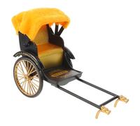 POPETPOP Modelo de Rickshaw Retro Mini Triciclo de Juguete Adorno de Mesa de Bicicleta Vintage Vehículo de Tres Ruedas Decorativo para Coleccionismo y Decoración de Hogar