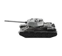 POPETPOP Modelo de Tanque Militar de Fundición a Presión de Metal Plateado Figura Coleccionable de 7 Pulgadas para Decoración de Escritorio y Estantería Adorno Realista para Hogar y