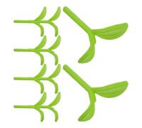 POPETPOP Modelos de Brotes de Frijol en Miniatura 10 Piezas, Planta Artificial de Jardín de Hadas, Adorno Vegetal Realista para Micropaisajes y Decoración de Jardín en Miniatura