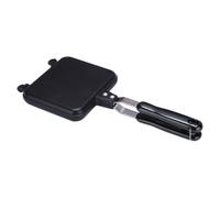 POPETPOP Molde para Hornear Sándwiches de Doble Cara Placa Antiadherente de Aleación de Aluminio, Utensilio de Cocina Fácil de Usar para Tostar Pan y Preparar Desayunos