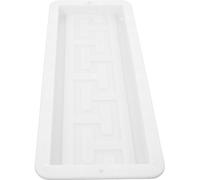 POPETPOP Molde para Pavimento de Bricolaje y Molde de Hormigón en Jardín, Plantilla Reutilizable de Plástico 45X15X3 CM Diseño Antiguo para Patios, Resistente y Antideslizante