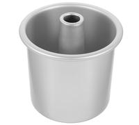 POPETPOP Molde para Tartas Redondo de Aleación de Aluminio, Desmontable con Fondo Extraíble, Alto 4 Pulgadas, Set de 3 Piezas, Antiadherente, Adecuado para Repostería Casera y Horneado