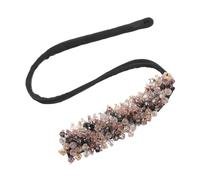 POPETPOP Moldeador de Moños de Cristal para Mujer Moldeador Flexible sin Esfuerzo Accesorios Coreanos Cabello Molde para Moños Giratorio para Cabello