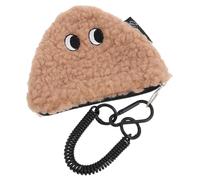 POPETPOP Monedero De Peluche Lindo para Mujeres Mini Bolsa De Almacenamiento con Diseño De Onigiri y Monedero De Cartera Pequeño y Portátil para Monedas y Accesorios para Niñas y