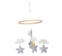 POPETPOP Móvil de Fieltro de para Cuna de Decoración Infantil Estimula el Desarrollo Sensorial Móvil Seguro y para Guarderías y Habitaciones
