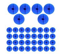 POPETPOP Narices de Payaso Diseño Fácil de Usar y Clip para Disfraces 50 de Esponja Azul Ideales para Fiestas de Disfraces y Eventos Obsequios
