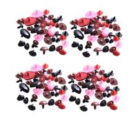 POPETPOP Nariz De Peluche y Nariz De Juguete De Plástico Multicolor 300 Piezas 7x9 Mm para Aficionados a Manualidades DIY Reparaciones Osos y Muñecos Proyectos Creativos