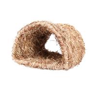 POPETPOP Nido de Mascotas Tejido de Alfa para Gerbils y Rats, Juguete para Ejercicio y Entretenimiento en Casa del Conejo, Adecuado para Patio de Recreo