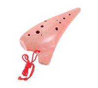 POPETPOP Ocarina de Cerámica C Instrumento Musical Educativo para Principiantes Estudiantes Práctica y Actuación