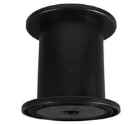 POPETPOP Organizador de Bobinas ABS en Plástico Negro, Portabobinas Compacto para Almacenaje de Hilos y Cintas en Hogar y Taller