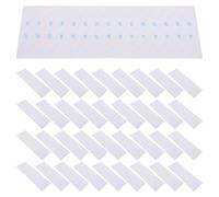POPETPOP Organizador de Hilo para Bordar de Papel Blanco 30 Agujeros, Tablero de Bobinado para Punto de Cruz y Costura, Versátil y Ahorro, 60 Piezas