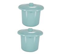 POPETPOP Orinal Para Niños 2 Piezas Con Tapa Escupidera Portátil De Plástico Duradero Contenedor Compacto Para Orina Uso Nocturno Hogares y Viajes Niños Pequeños