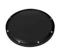 POPETPOP Pad Tapete de Práctica de 10 Pulgadas Negro de Fibra de Carbono de Batería Funcional y Práctico para Principiantes para Entrenamiento de Batería