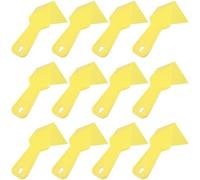 POPETPOP Paleta de Esquina de Plástico Amarilla 16 Piezas para Paneles de Yeso y Hormigón, Herramienta Manual Compacta para Construcción y Acabado de Esquinas Interiores y Exteriores