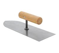 POPETPOP Paleta de Hormigón Manual de Acero Inoxidable Punta de 26 Cm, Llana para Paneles de Yeso y Acabado de Concreto, Herramienta de Albañilería para Trabajos Interiores y Exteriores