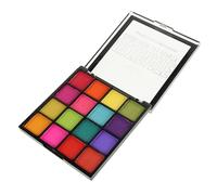 POPETPOP Paleta de Sombras de Ojos 16 Colores Mate Brillo Resistente al Agua, de Larga Duración y Fácil de Difuminar, Adecuado para Maquillaje Diario, Fiestas y Festivales como Halloween