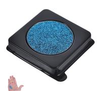 POPETPOP Paleta de Sombras de Ojos Brillantina Azul Fácil de Llevar y Secado Rápido para Maquillaje de Ojos en Espectáculos de Escenario Diseño de Plástico