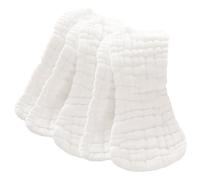 POPETPOP Pañales Reutilizables de Algodón Blanco para Ñiño y Adulto, Absorbentes y Lavables, Pack de 5 Piezas para Uso en Sillas de Ruedas y Ropa de Cama