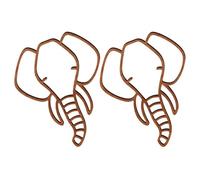 POPETPOP Panel de Pared de Animales de Madera Basswood 2 Piezas Diseño Ahuecado y Fácil Instalación para Decoración Rústica Dormitorio