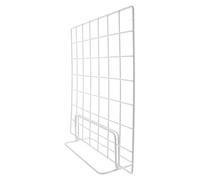 POPETPOP Panel de Rejilla Metálico para Exhibición 35X35 CM Soporte Resistente para Organización de Joyería y Fotos en Oficina y Comercio