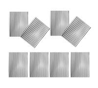 POPETPOP Paneles de Aluminio Corrugado para Techo de Mini Casa de Muñecas, 8 Piezas, Material Flexible y Ligero para Construcción de Modelos y Dioramas, Azulejos Realistas para Techos