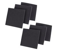 POPETPOP Paneles De Insonorización De Espuma Poliuretano 30x30x3 Cm Alta Densidad Ignífuga 6 Piezas Para Reducción De Ruido Interiores y Aislamiento Acústico De Paredes