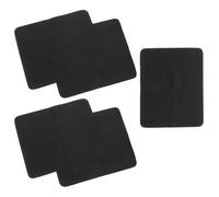 POPETPOP Paños de Microfibra para Gafas 5 Unidades Tamaño 14,5x17,5 Cm Negro Alta Absorción Limpieza Delicada para Lentes, Pantallas y Dispositivos Electrónicos Uso Personal y Profesional