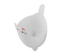 POPETPOP Papelera para Gatos Kawaii Mini Bote de Basura Rosa Plástico Engrosado Contenedor Multifuncional para Escritorio Creativa y 1