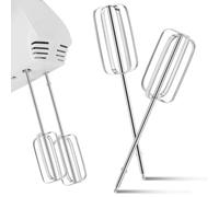 POPETPOP Paquete de 2 Batidores de Mano de Acero Inoxidable, Ganchos Amasadores de Repuesto Y Accesorios para Batir Huevos, Accesorios para Batidoras de Cocina Doméstica.