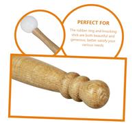 POPETPOP para Cuenco Tibetano con Mango de Dura y Anillo de Goma para Cuenco para y Yoga y Soporte Antideslizante